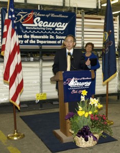 U.S. Energy Secretary Chu at Seaway